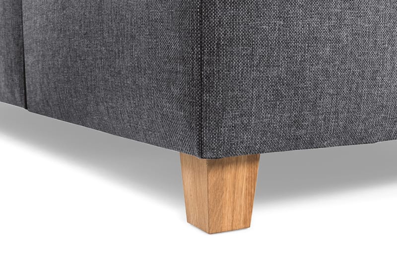 Crazy 4-personers Vendbar L-formet Chaiselongsofa i Stof - Mørkegrå - Møbler - Sofaer - Sofa med chaiselong - 4 personers sofa med chaiselong