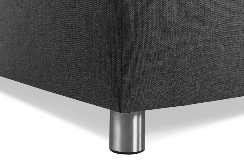 Crazy 4-personers Vendbar L-formet Chaiselongsofa i Stof - Antracit - Møbler - Sofaer - Sofa med chaiselong - 4 personers sofa med chaiselong