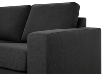 Crazy 4-personers Venstrevendt L-formet Chaiselongsofa i Stof - Mørkegrå - Møbler - Sofaer - Sofa med chaiselong