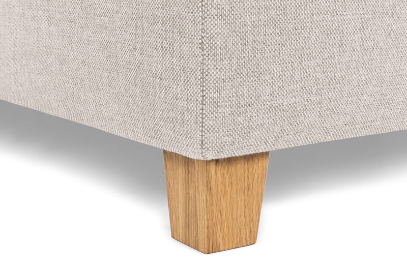 Crazy 4-personers Venstrevendt L-formet Chaiselongsofa i Stof - Beige - Møbler - Sofaer - Sofa med chaiselong - 3 personers sofa med chaiselong