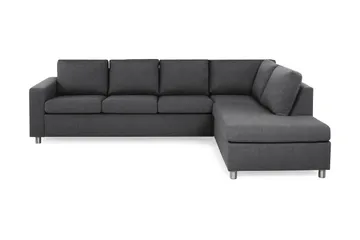 Crazy 4-personers Højrevendt L-formet Chaiselongsofa i Stof