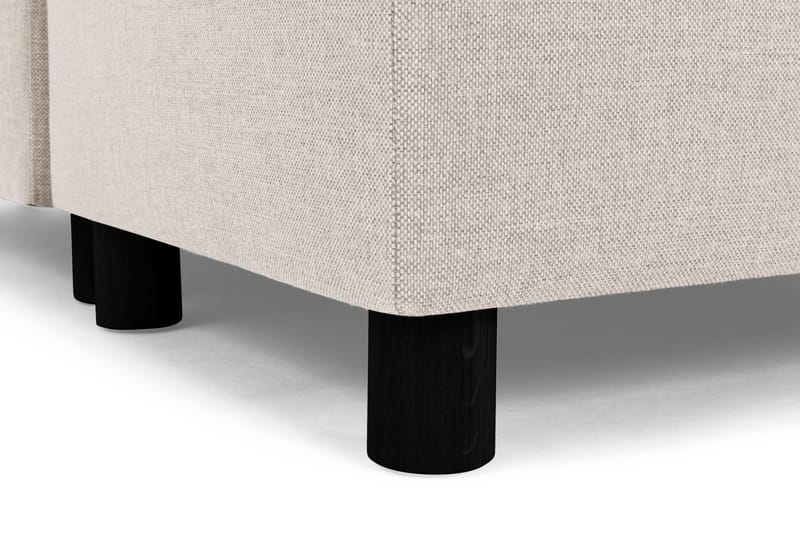 Crazy 4-personers Højrevendt L-formet Chaiselongsofa i Stof - Beige - Møbler - Sofaer - Sofa med chaiselong - 3 personers sofa med chaiselong