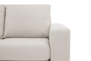 Crazy 4-personers Venstrevendt L-formet Chaiselongsofa i Stof - Beige - Møbler - Sofaer - Sofa med chaiselong
