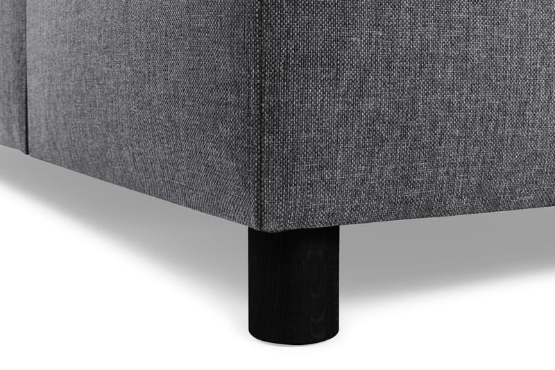 Crazy 4-personers Vendbar L-formet Chaiselongsofa i Stof - Mørkegrå - Møbler - Sofaer - Sofa med chaiselong