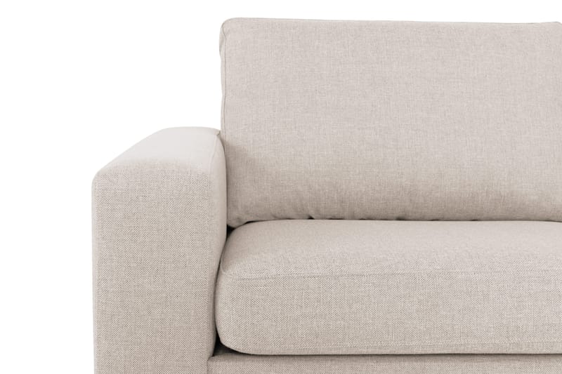 Crazy 4-personers Højrevendt L-formet Chaiselongsofa i Stof - Beige - Møbler - Sofaer - Sofa med chaiselong - 3 personers sofa med chaiselong