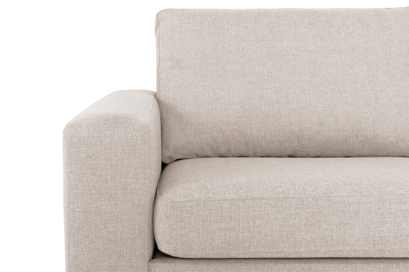 Crazy 4-personers Højrevendt L-formet Chaiselongsofa i Stof - Beige - Møbler - Sofaer - Sofa med chaiselong