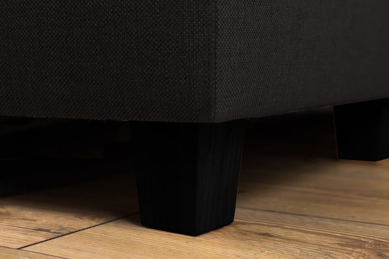 Crazy 4-personers Venstrevendt L-formet Chaiselongsofa i Stof - Antracit - Møbler - Sofaer - Sofa med chaiselong - 3 personers sofa med chaiselong