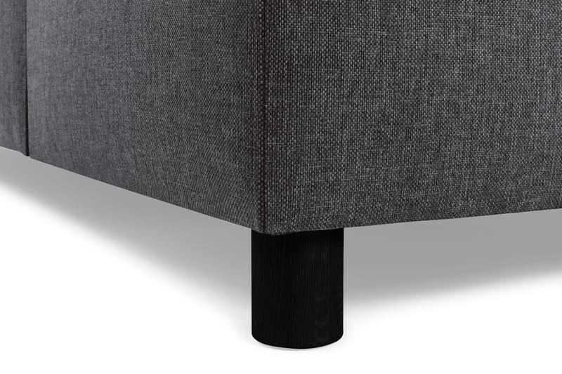 Crazy 4-personers Vendbar L-formet Chaiselongsofa i Stof - Antracit - Møbler - Sofaer - Sofa med chaiselong - 4 personers sofa med chaiselong