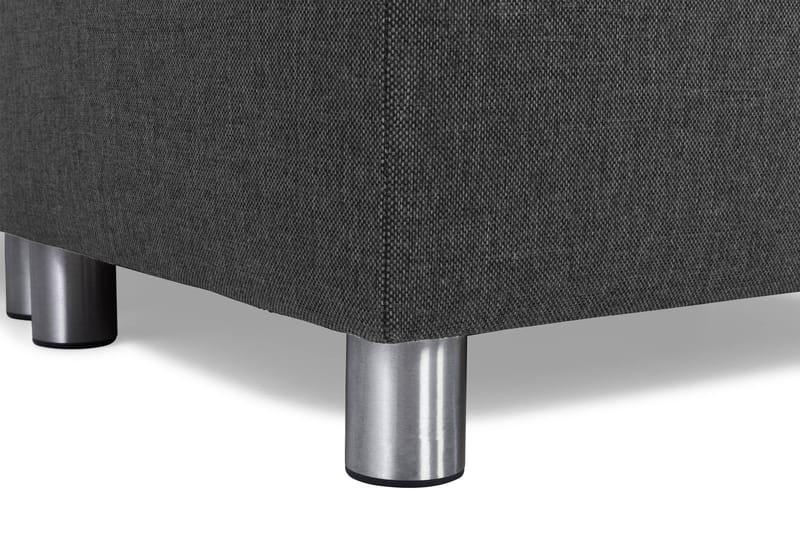 Crazy 4-personers Højrevendt L-formet Chaiselongsofa i Stof - Antracit - Møbler - Sofaer - Sofa med chaiselong - 3 personers sofa med chaiselong