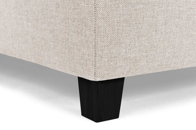 Crazy 4-personers Venstrevendt L-formet Chaiselongsofa i Stof - Beige - Møbler - Sofaer - Sofa med chaiselong - 3 personers sofa med chaiselong