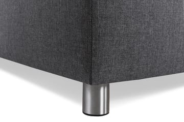 Crazy 4-personers Vendbar L-formet Chaiselongsofa i Stof - Mørkegrå - Møbler - Sofaer - Sofa med chaiselong
