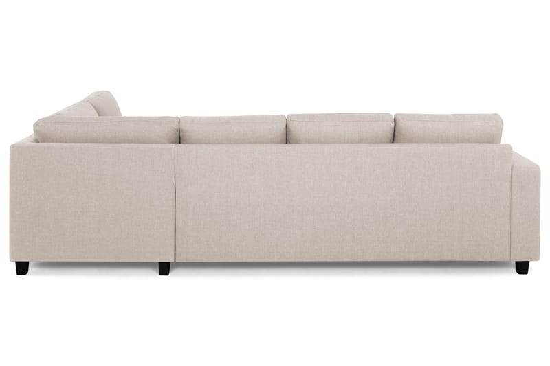Crazy 4-personers Højrevendt L-formet Chaiselongsofa i Stof - Beige - Møbler - Sofaer - Sofa med chaiselong