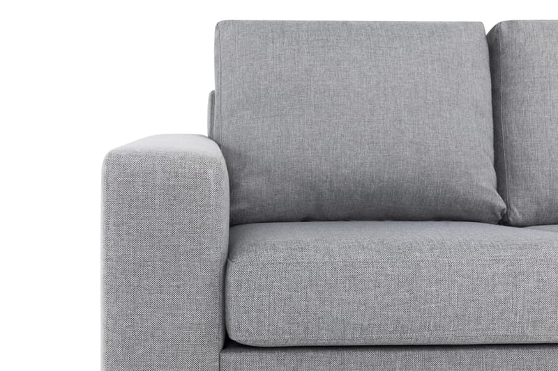Crazy 4-personers Vendbar L-formet Chaiselongsofa i Stof - Grå - Møbler - Sofaer - Sofa med chaiselong - 4 personers sofa med chaiselong