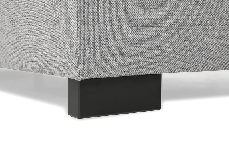 Crazy 4-personers Højrevendt L-formet Chaiselongsofa i Stof - Grå - Møbler - Sofaer - Sofa med chaiselong - 3 personers sofa med chaiselong