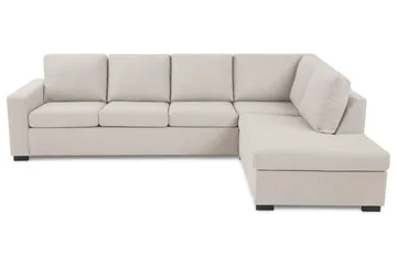 Crazy 4-personers Højrevendt L-formet Chaiselongsofa i Stof - Beige - Møbler - Sofaer - Sofa med chaiselong