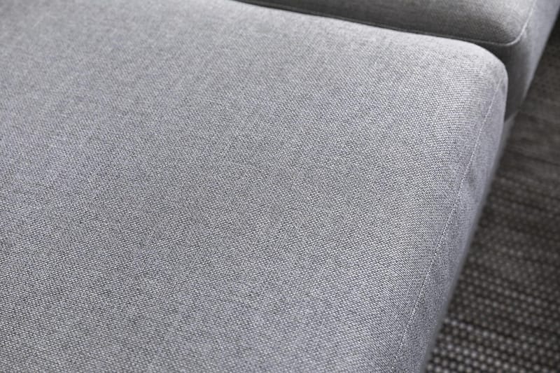 Crazy 4-personers Vendbar L-formet Chaiselongsofa i Stof - Grå - Møbler - Sofaer - Sofa med chaiselong - 4 personers sofa med chaiselong