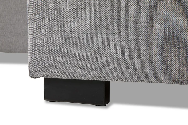 Crazy 4-personers Vendbar L-formet Chaiselongsofa i Stof - Grå - Møbler - Sofaer - Sofa med chaiselong - 4 personers sofa med chaiselong