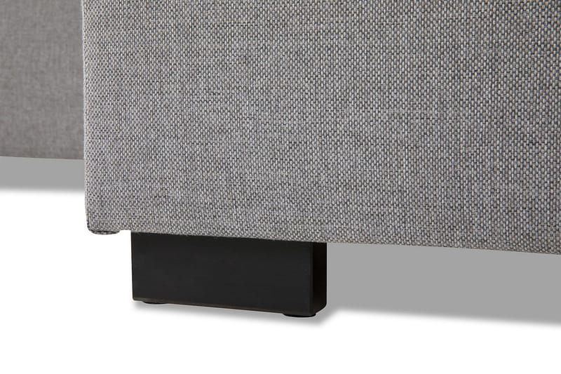 Crazy 4-personers Vendbar L-formet Chaiselongsofa i Stof - Grå - Møbler - Sofaer - Sofa med chaiselong - 4 personers sofa med chaiselong