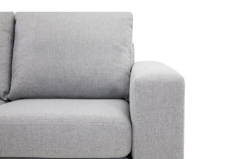 Crazy 4-personers Venstrevendt L-formet Chaiselongsofa i Stof - Grå - Møbler - Sofaer - Sofa med chaiselong - 3 personers sofa med chaiselong