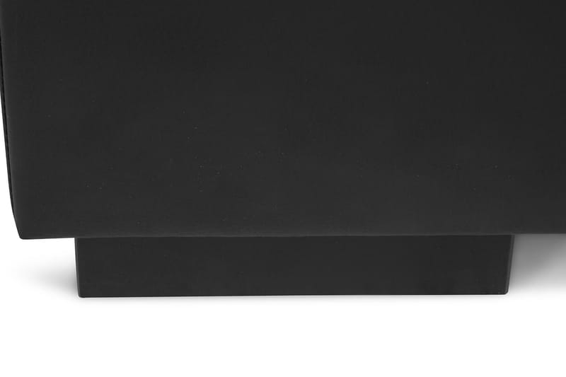 Crazy 4-personers Højrevendt L-formet Chaiselongsofa i Stof - Sort - Møbler - Sofaer - Sofa med chaiselong - 3 personers sofa med chaiselong