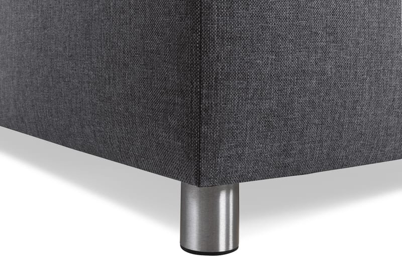 Crazy 4-personers Vendbar L-formet Chaiselongsofa i Stof - Mørkegrå - Møbler - Sofaer - Sofa med chaiselong - 4 personers sofa med chaiselong