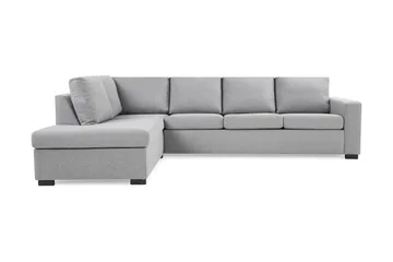 Crazy 4-personers Venstrevendt L-formet Chaiselongsofa i Stof