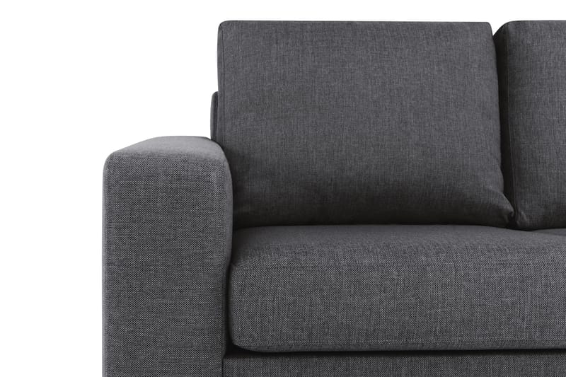 Crazy 4-personers Vendbar L-formet Chaiselongsofa i Stof - Mørkegrå - Møbler - Sofaer - Sofa med chaiselong
