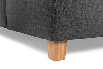 Crazy 4-personers Vendbar L-formet Chaiselongsofa i Stof - Antracit - Møbler - Sofaer - Sofa med chaiselong