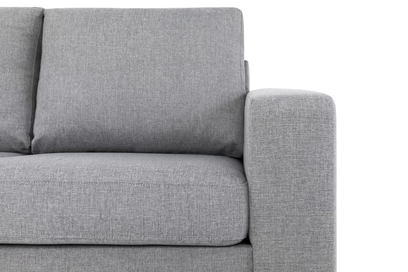 Crazy 5-personers Venstrevendt L-formet Chaiselongsofa i Stof - Grå - Møbler - Sofaer - Sofa med chaiselong