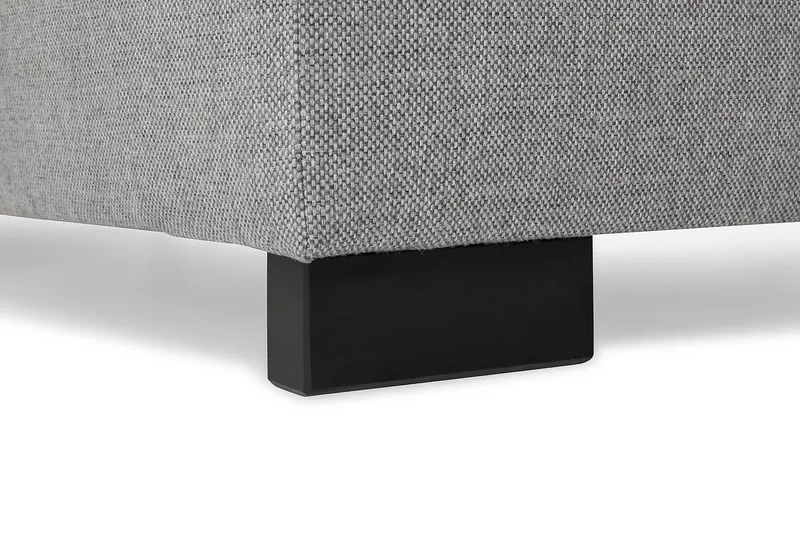 Crazy 5-personers Venstrevendt L-formet Chaiselongsofa i Stof - Grå - Møbler - Sofaer - Sofa med chaiselong - 4 personers sofa med chaiselong