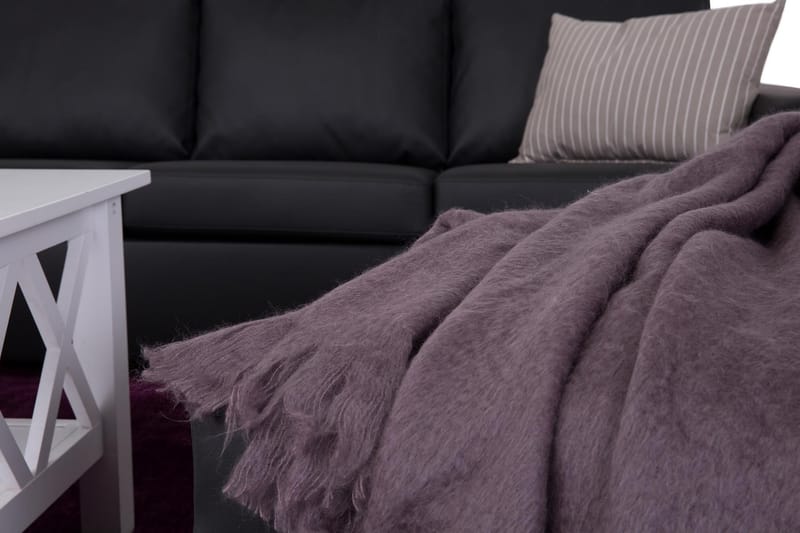 Crazy 5-personers Venstrevendt L-formet Chaiselongsofa i Kunstlæder - Sort - Møbler - Sofaer - Sofa med chaiselong