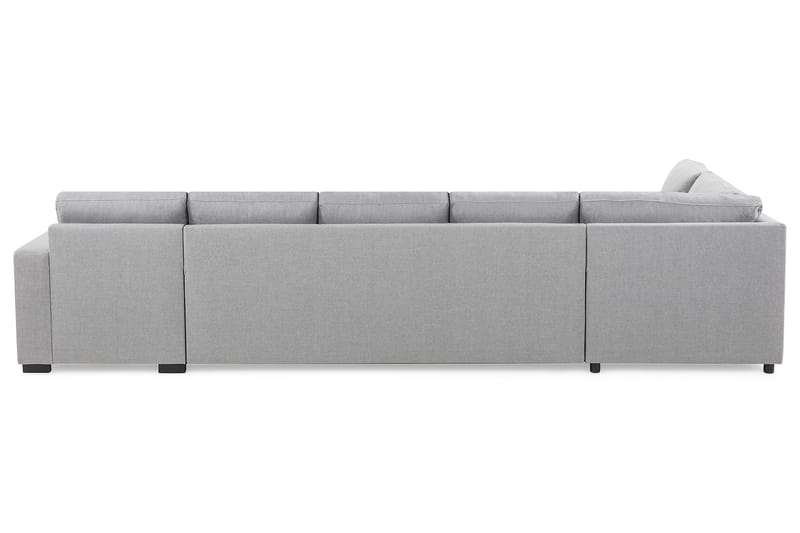 Crazy 5-personers Venstrevendt L-formet Chaiselongsofa i Stof - Grå - Møbler - Sofaer - Sofa med chaiselong