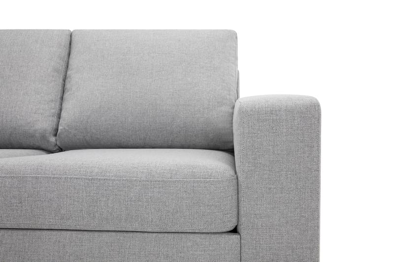 Crazy 5-personers Venstrevendt L-formet Chaiselongsofa i Stof - Grå - Møbler - Sofaer - Sofa med chaiselong