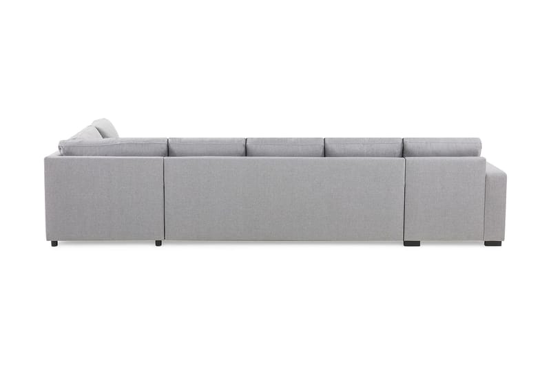 Crazy 5-personers Højrevendt L-formet Chaiselongsofa i Stof - Grå - Møbler - Sofaer - Sofa med chaiselong