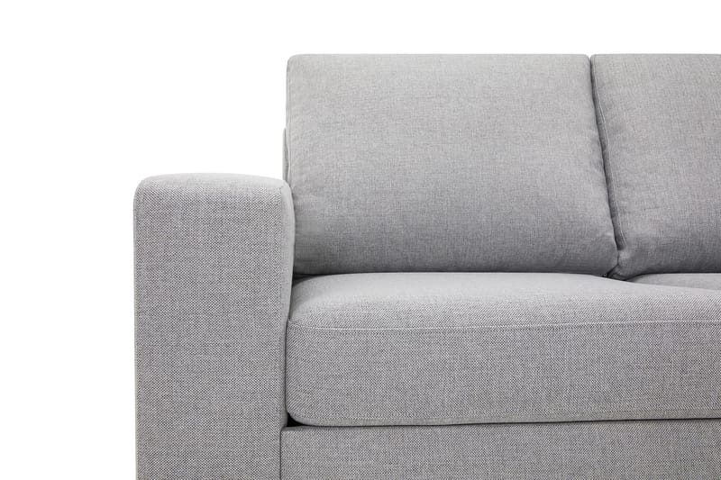 Crazy 5-personers Højrevendt L-formet Chaiselongsofa i Stof - Grå - Møbler - Sofaer - Sofa med chaiselong