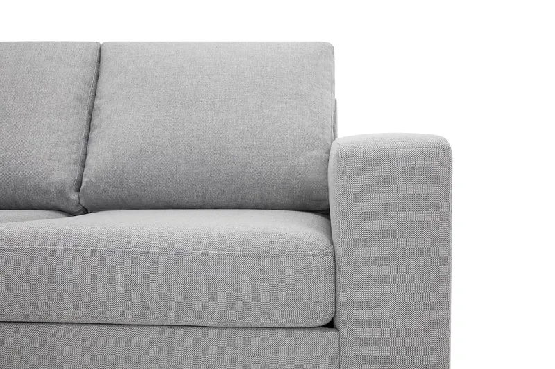 Crazy 5-personers Venstrevendt L-formet Chaiselongsofa i Stof - Grå - Møbler - Sofaer - Sofa med chaiselong - 4 personers sofa med chaiselong