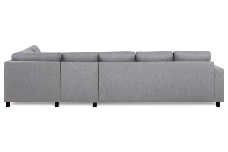 Crazy 5-personers Højrevendt L-formet Chaiselongsofa i Stof - Grå - Møbler - Sofaer - Sofa med chaiselong