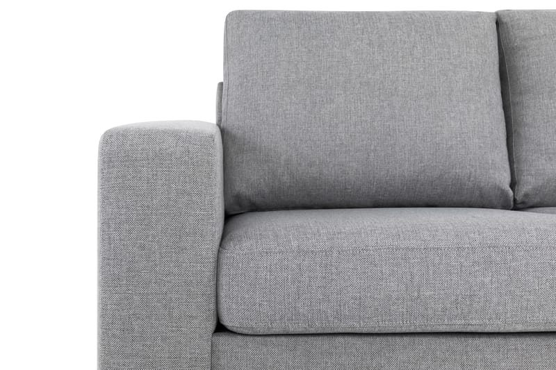 Crazy 5-personers Højrevendt L-formet Chaiselongsofa i Stof - Grå - Møbler - Sofaer - Sofa med chaiselong