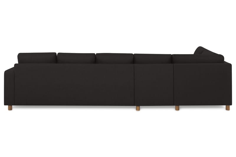 Crazy 5-personers Venstrevendt L-formet Chaiselongsofa i Stof - Antracit - Møbler - Sofaer - Sofa med chaiselong