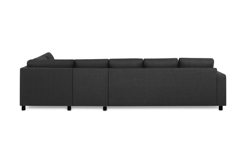 Crazy 5-personers Højrevendt L-formet Chaiselongsofa i Stof - Antracit - Møbler - Sofaer - Sofa med chaiselong