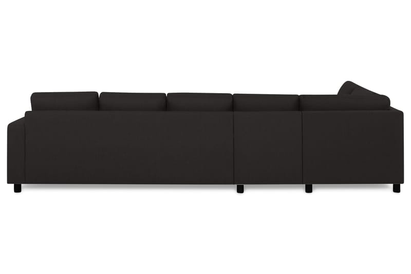 Crazy 5-personers Venstrevendt L-formet Chaiselongsofa i Stof - Antracit - Møbler - Sofaer - Sofa med chaiselong