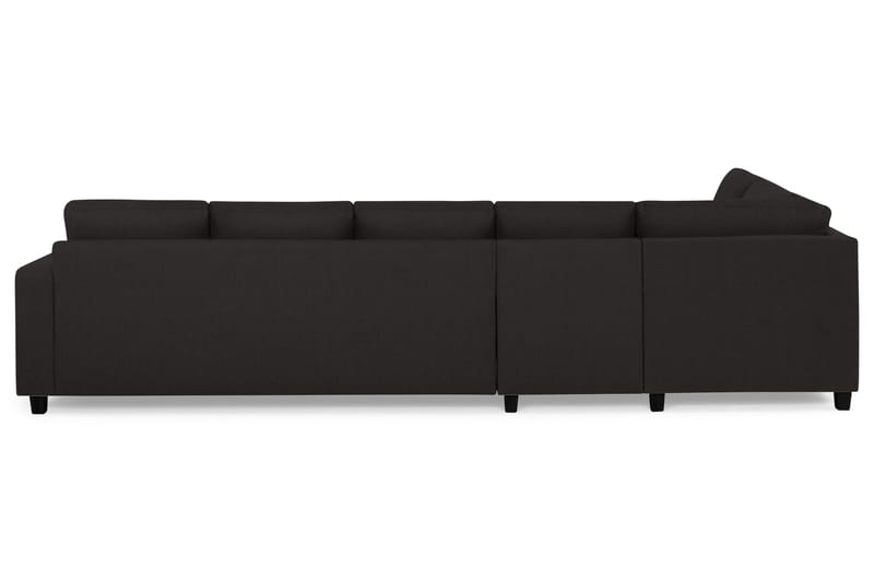 Crazy 5-personers Venstrevendt L-formet Chaiselongsofa i Stof - Antracit - Møbler - Sofaer - Sofa med chaiselong