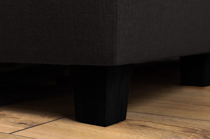 Crazy 5-personers Venstrevendt L-formet Chaiselongsofa i Stof - Antracit - Møbler - Sofaer - Sofa med chaiselong