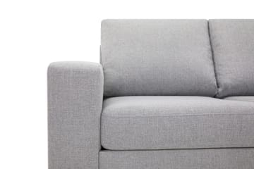 Crazy 5-personers Højrevendt L-formet Chaiselongsofa i Stof - Grå - Møbler - Sofaer - Sofa med chaiselong