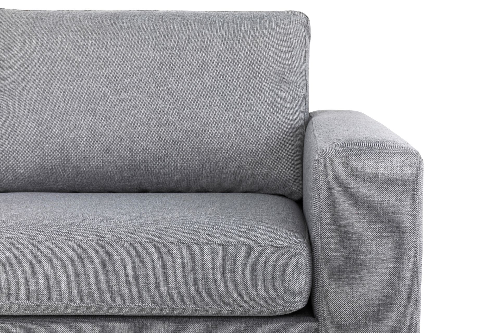 Crazy 5-personers Venstrevendt L-formet Chaiselongsofa i Stof - Grå - Møbler - Sofaer - Sofa med chaiselong