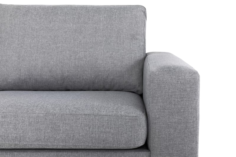 Crazy 5-personers Venstrevendt L-formet Chaiselongsofa i Stof - Grå - Møbler - Sofaer - Sofa med chaiselong