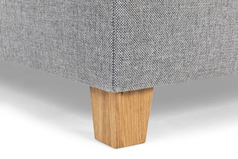 Crazy 5-personers Venstrevendt L-formet Chaiselongsofa i Stof - Grå - Møbler - Sofaer - Sofa med chaiselong - 4 personers sofa med chaiselong