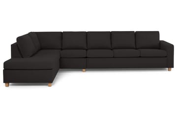 Crazy 5-personers Venstrevendt L-formet Chaiselongsofa i Stof