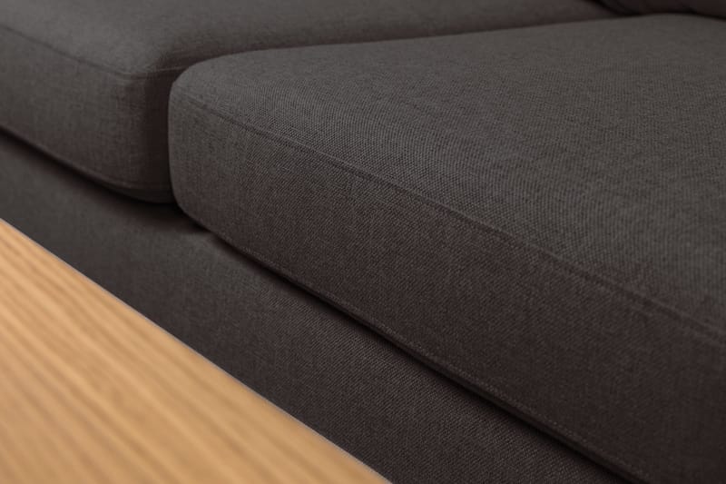 Crazy 5-personers Venstrevendt L-formet Chaiselongsofa i Stof - Mørkegrå - Møbler - Sofaer - Sofa med chaiselong - 4 personers sofa med chaiselong