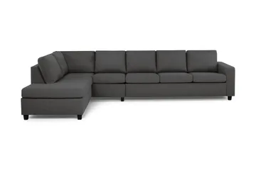 Crazy 5-personers Venstrevendt L-formet Chaiselongsofa i Stof